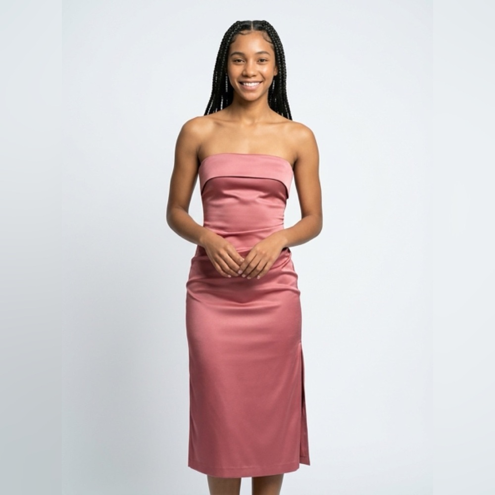 Aritzia Strapless Pink Dress - Picture 5 of 5